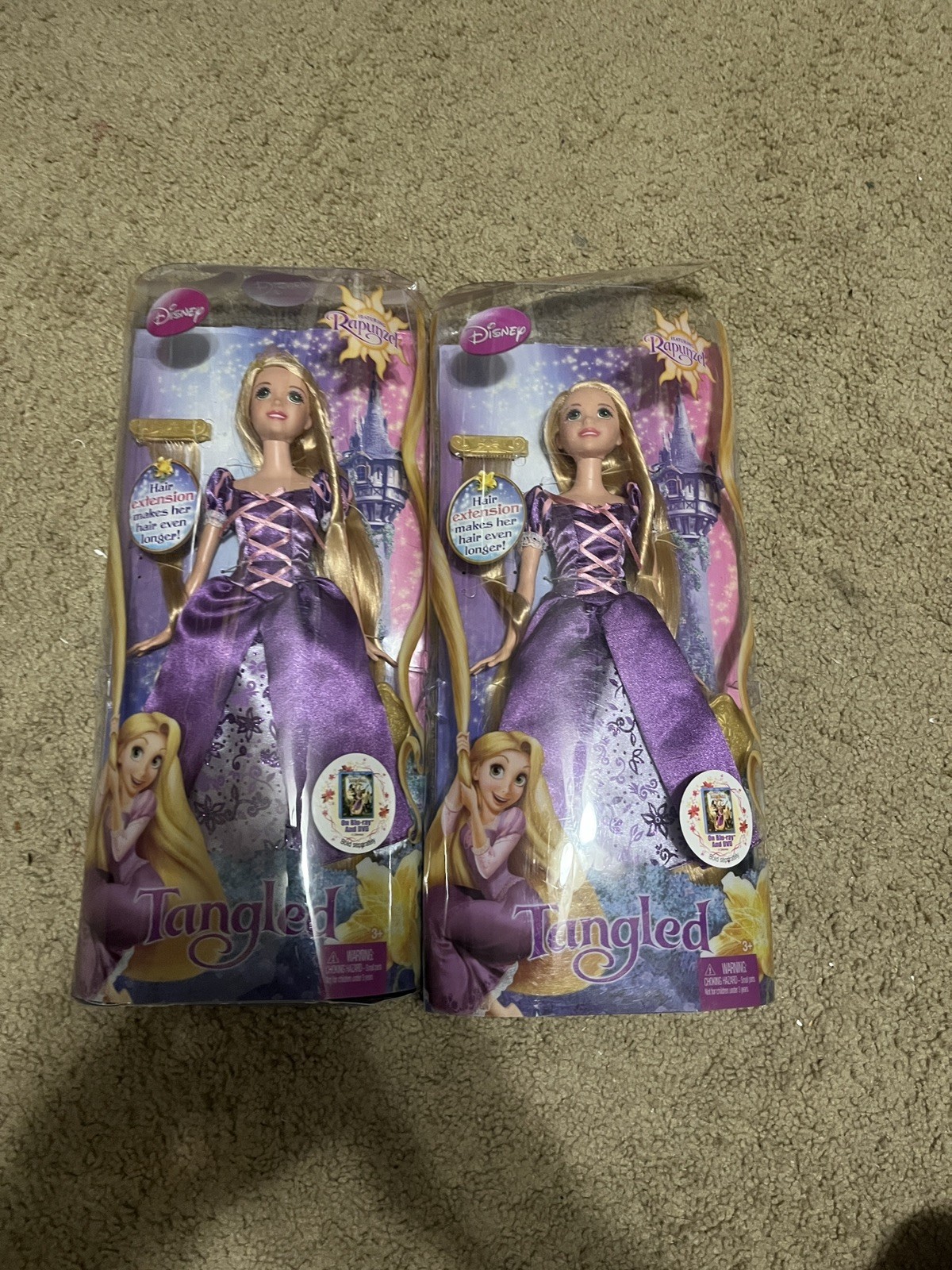 2010 Mattel Disney Tangled Rapunzel doll - discounted open packaging LOT OF 2 2010 Mattel Disney Tangled Rapunzel doll - discounted open packaging LOT OF 2