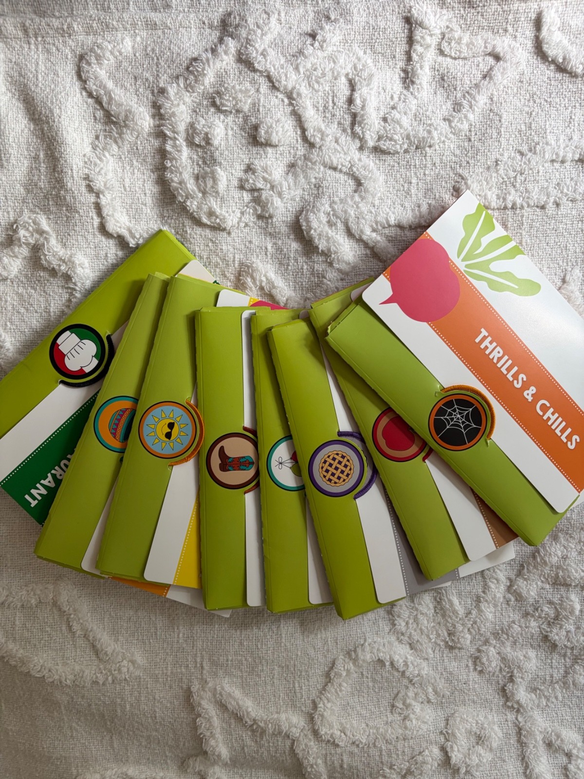 Raddish Kids Lot of 9 NEW Unused Cooking Kits w/ Patches – NO TOOLS