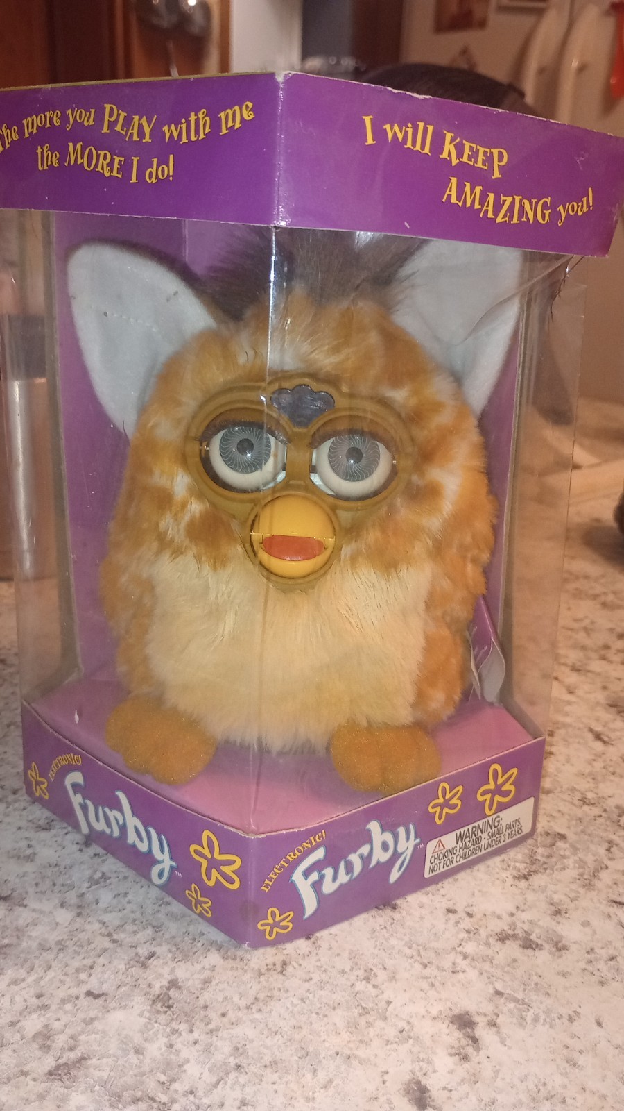 VINTAGE 1998 FURBY MODEL 70-800 GIRAFFE BROWN EYES NEW SEALED VINTAGE 1998 FURBY MODEL 70-800 GIRAFFE BROWN EYES NEW SEALED