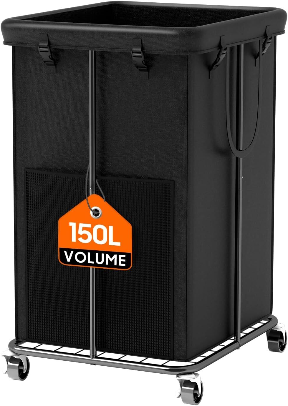 150L Large Laundry Basket with Wheels, Rolling Laundry Hamper with Removable 150L Large Laundry Basket with Wheels, Rolling Laundry Hamper with Removable