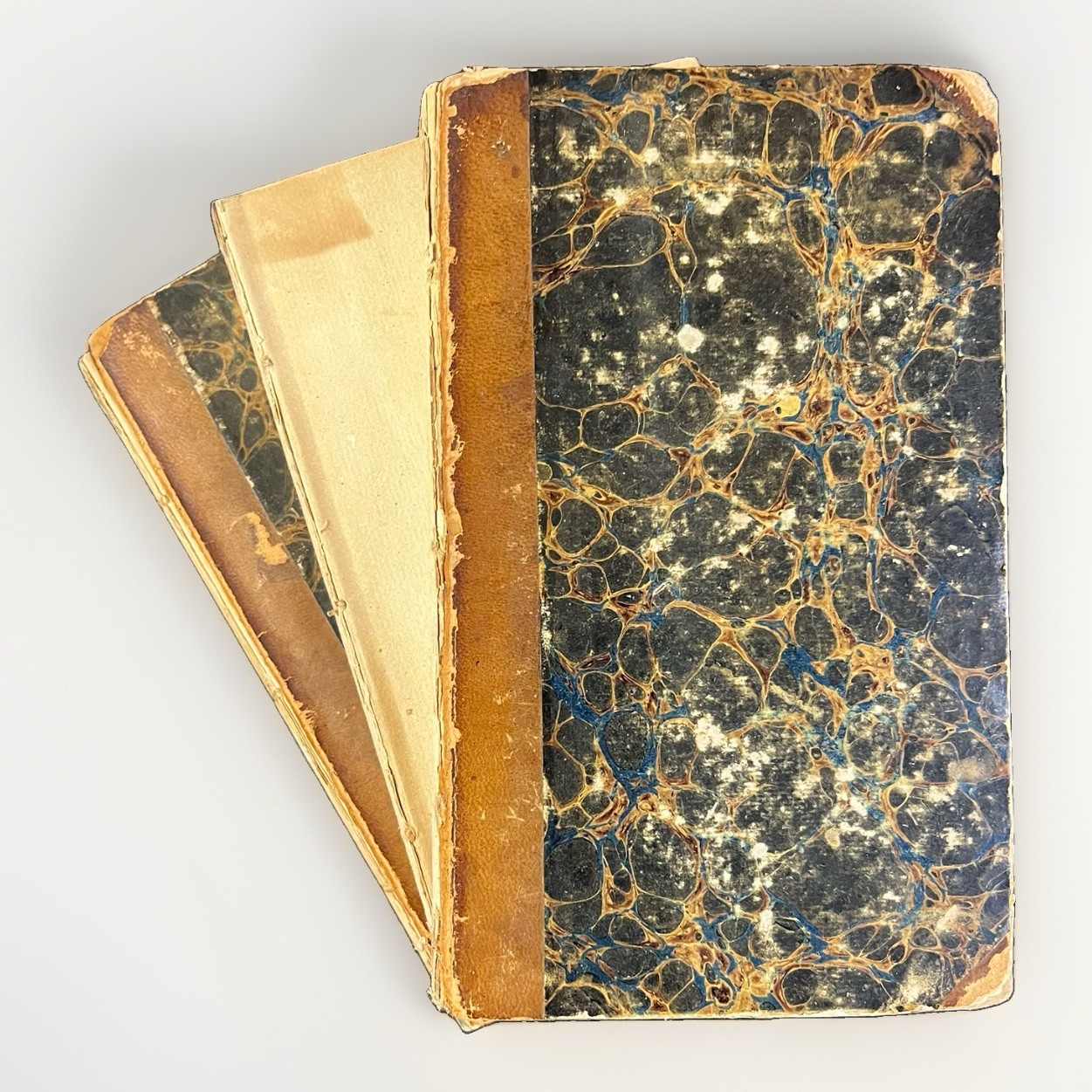 RARE 1839 Charles Dickens Set Leipzig Fleischer 3V Pickwick Papers&Oliver Twist