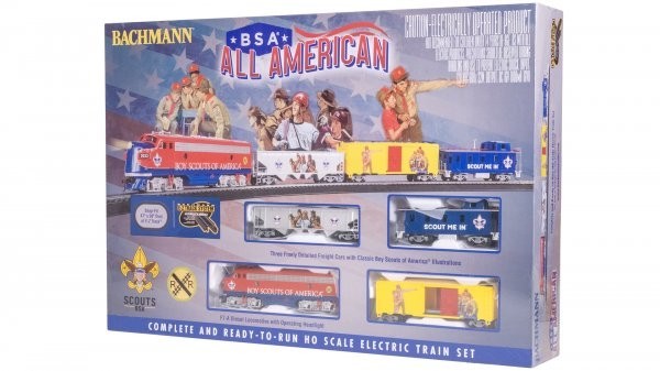 BACHMANN #775 HO BSA All America Boy Scouts of America TRAIN SET NEW in BOX BACHMANN #775 HO BSA All America Boy Scouts of America TRAIN SET NEW in BOX
