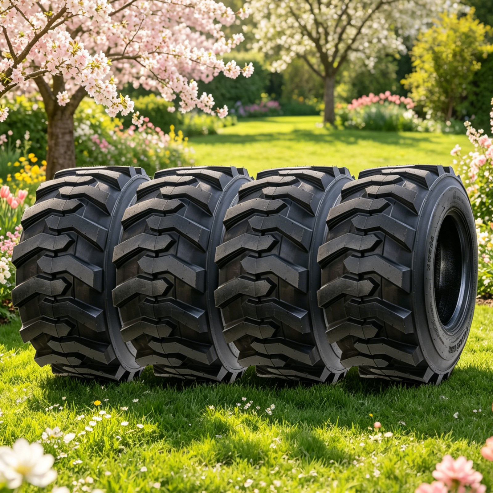 4PCS 12-16.5 SKS Skid Steer Tires 12x16.5 12PR Heavy Duty 12 16.5 For Loader 4PCS 12-16.5 SKS Skid Steer Tires 12x16.5 12PR Heavy Duty 12 16.5 For Loader