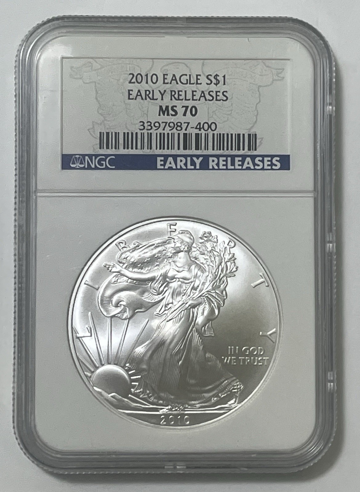 2010 American Silver Eagle NGC MS 70 Early Releases
