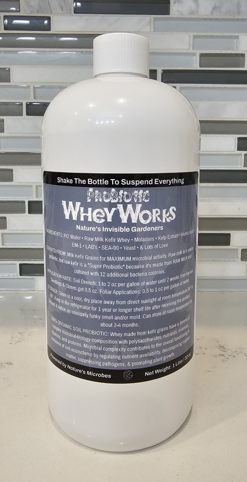 WheyWorks Super Soil ProBiotic - Promotes Vigor & Stimulates Growth - 32 Oz / 1L