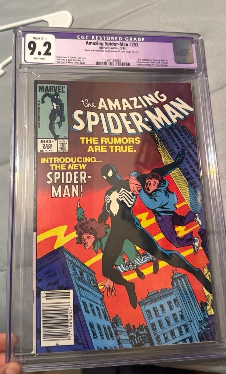 Amazing Spider-Man #252 (1984) Marvel CGC 9.2 Near Mint- Restored Comic