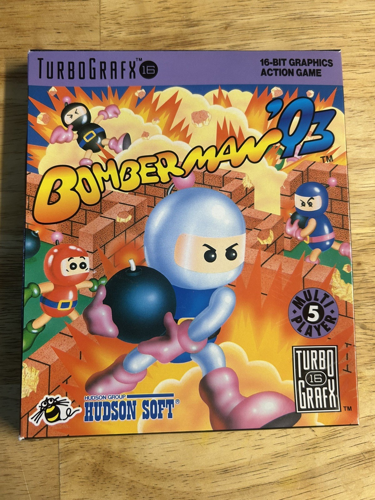 Bomberman \'93 (TurboGrafx-16, 1992), CIB Complete