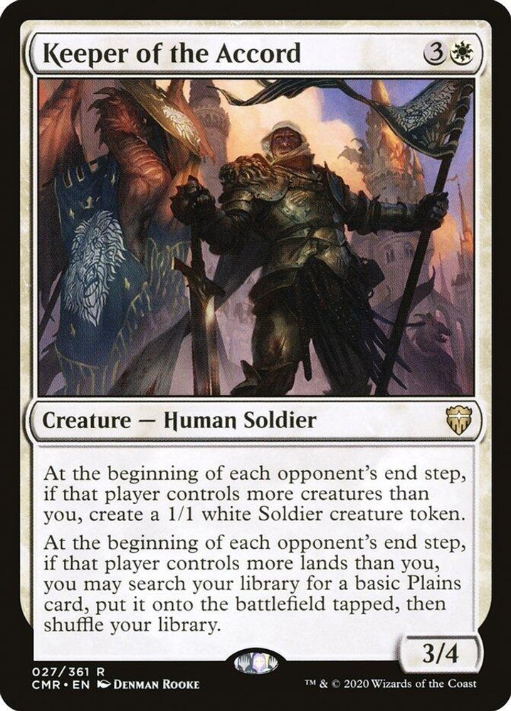 NM - Keeper of the Accord CMR - 27 Commander Legends NM - Keeper of the Accord CMR - 27 Commander Legends