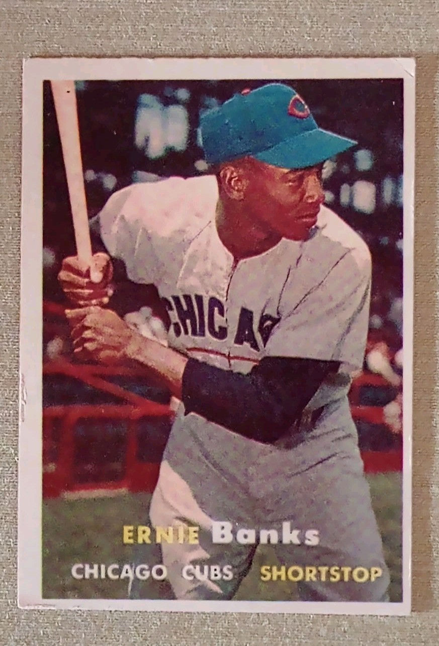 1957 Topps - Ernie Banks #55 1957 Topps - Ernie Banks #55