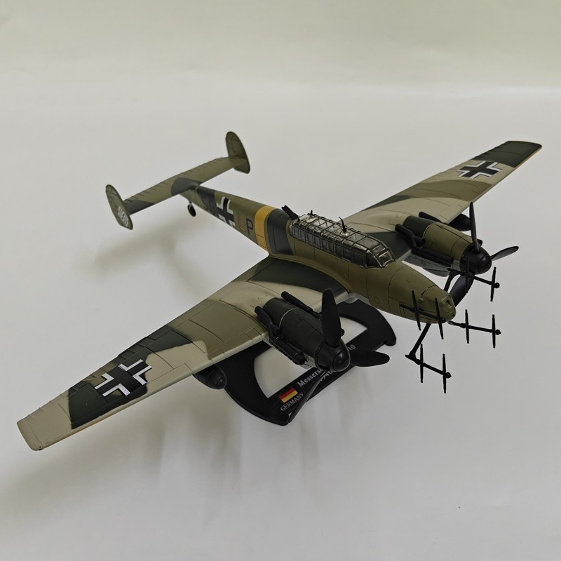 1:72 WWII Germany Messerschmitt Bf 110 Fighter Model Diecast Military Collection