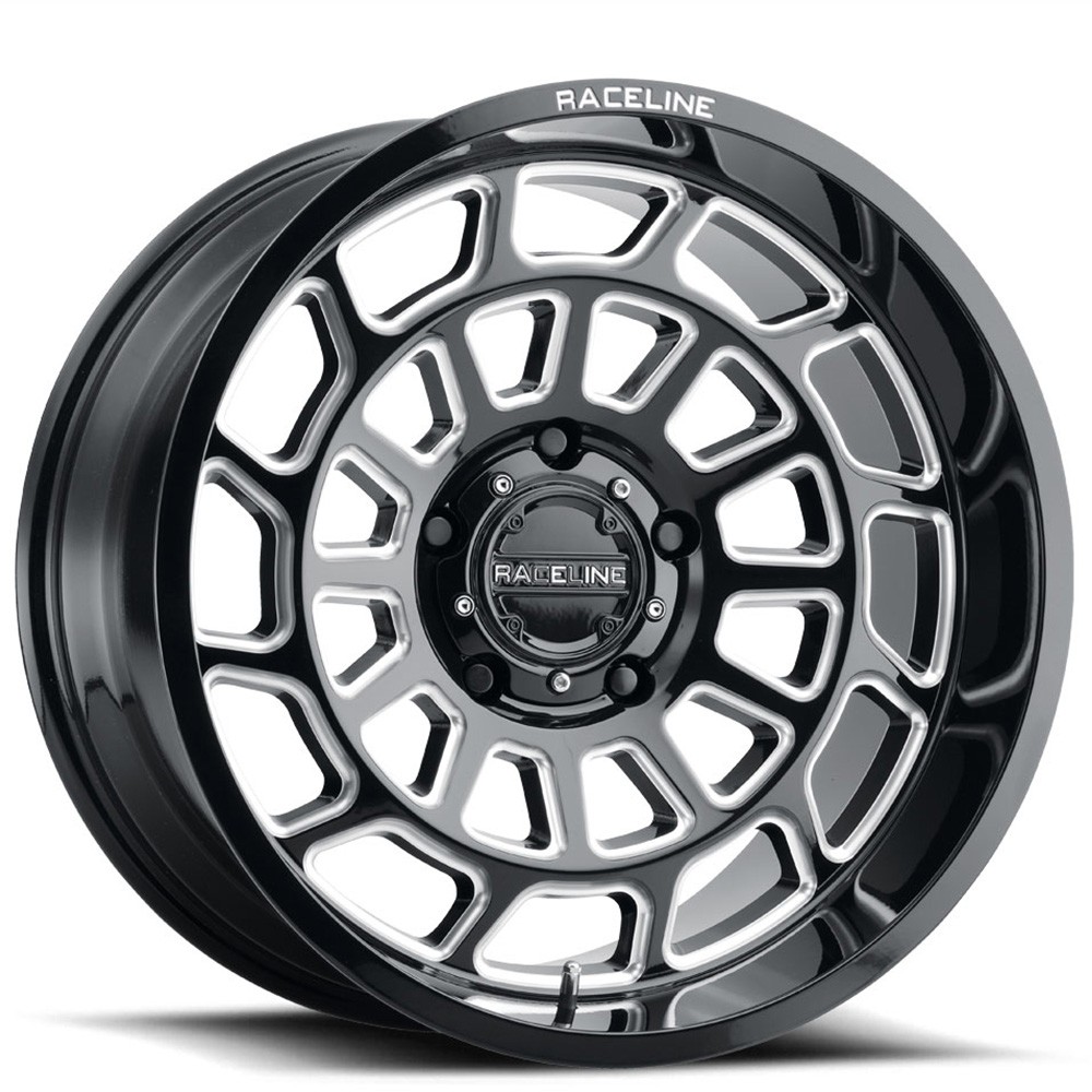 20x10 Raceline Wheels 955M Warp Black with Machined Face Off-Road Rims (4pcs) A1 20x10 Raceline Wheels 955M Warp Black with Machined Face Off-Road Rims (4pcs) A1