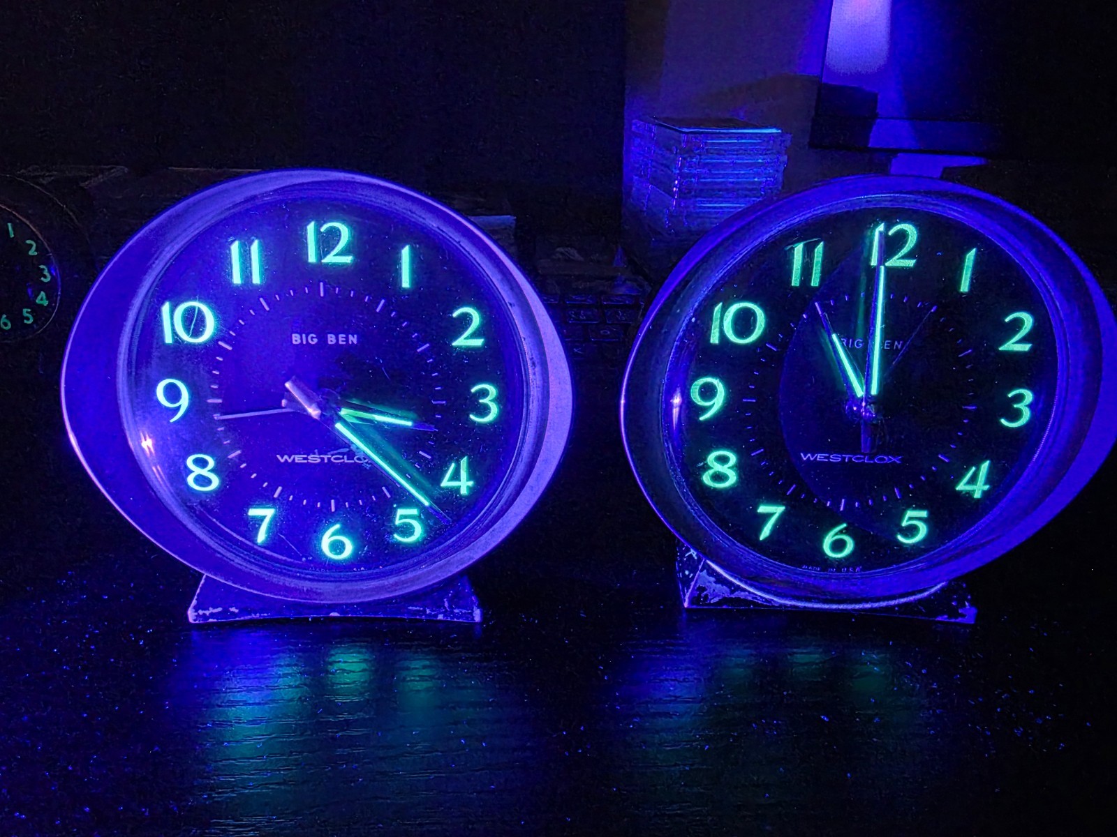 Vintage Westclox Big Ben Windup Alarm Clocks x2  – Model 201895 READ