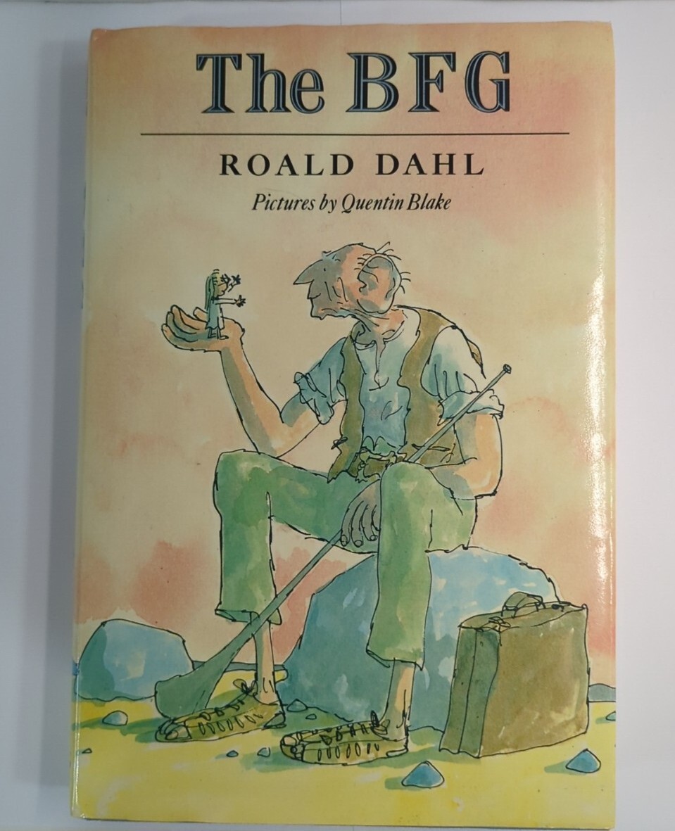 The BFG Roald Dahl 1984 2nd Printing HC DJ Illustrated Quentin Blake FSG Edition
