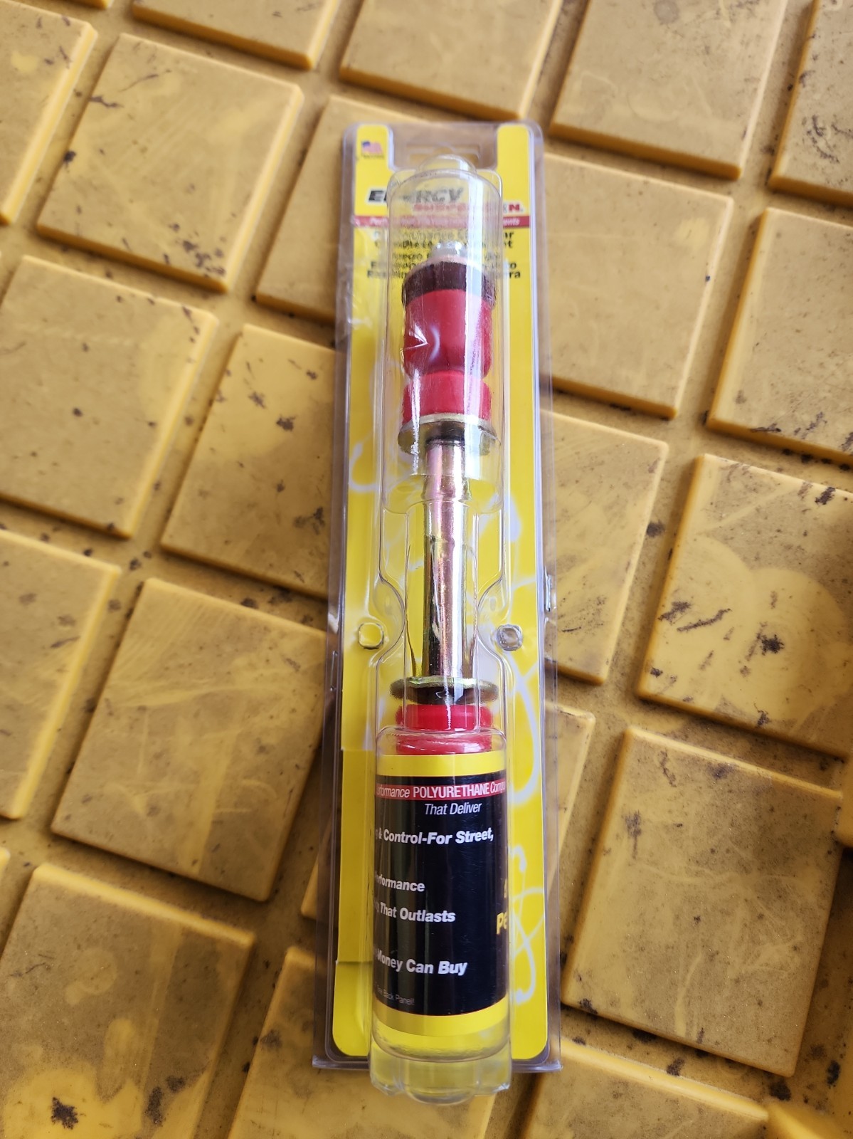 Energy Suspension 9.8165R; Adjust-A-Link End Link Red 4.625 - 5.125 in.