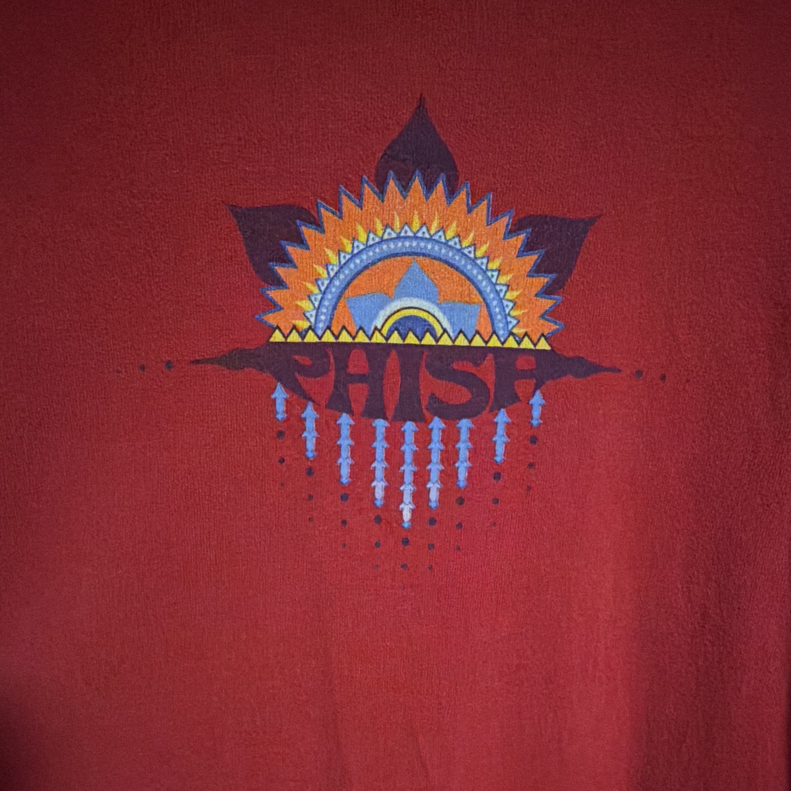 Vintage Phish Dry Goods Red Long Sleeve T-Shirt Size M 