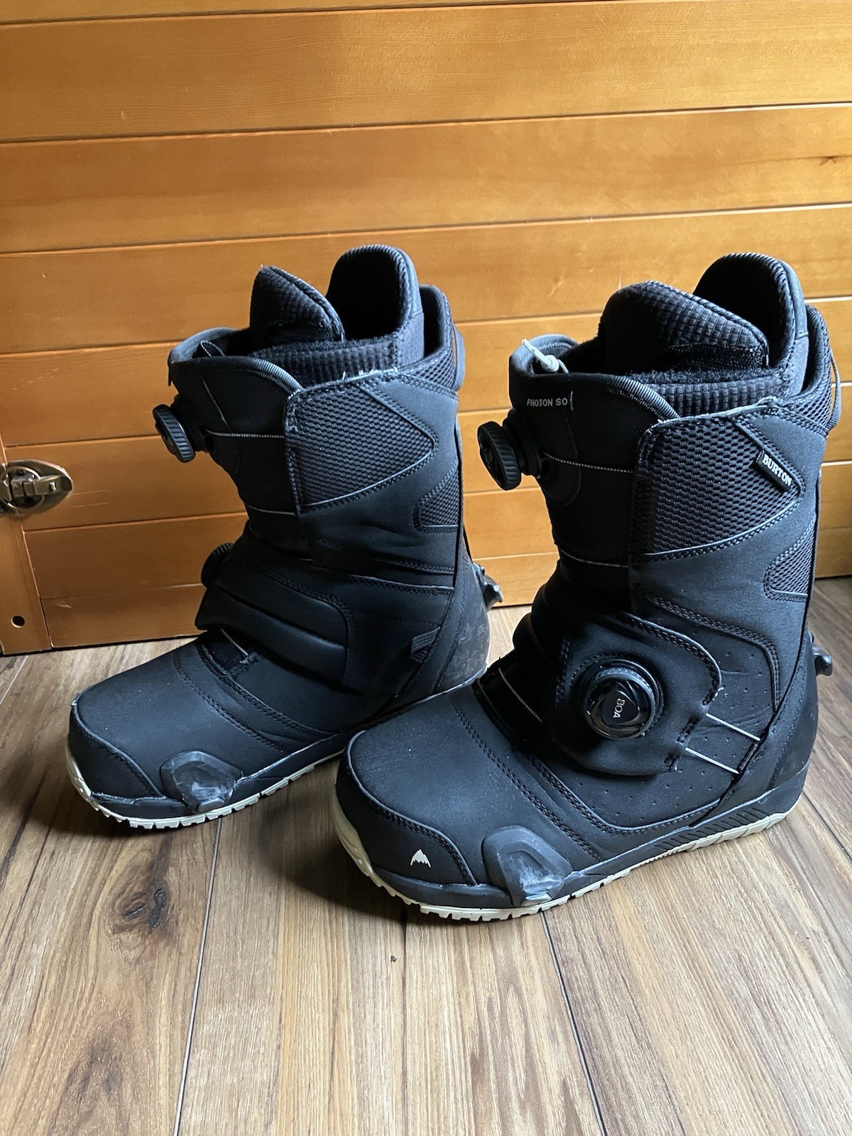 Burton Photon SO Men’s Step On Snowboard Boots Size 9 9M Boa Cinch | Black White