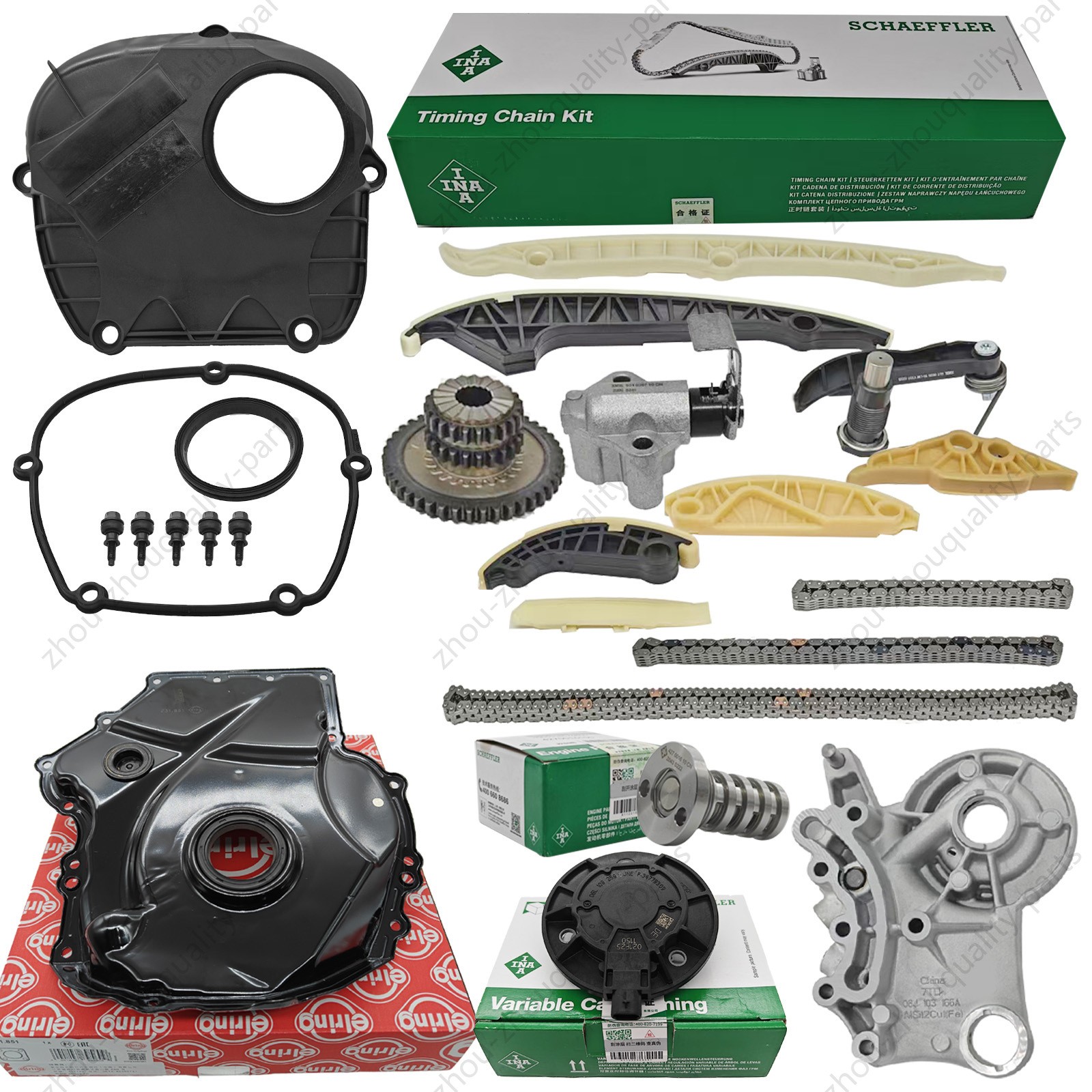 OEM Upgraded Timing Chain Kit For VW CC Jetta Tiguan Audi A4 A5 A6 Q5  2.0T