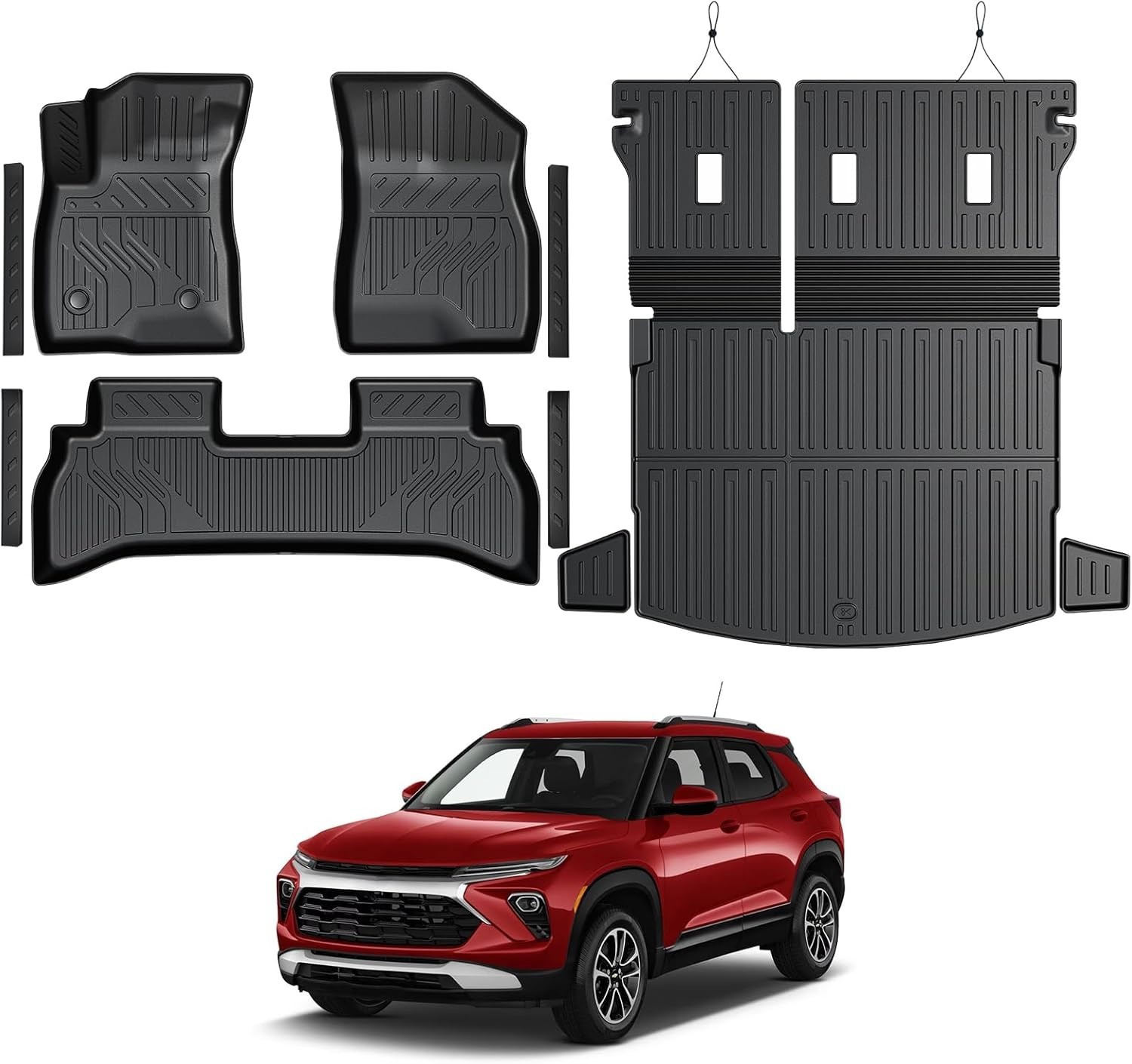 GALVAGNITE Floor Mats Cargo Liner Chevy Trailblazer 2021-2026 FWD TPE Set