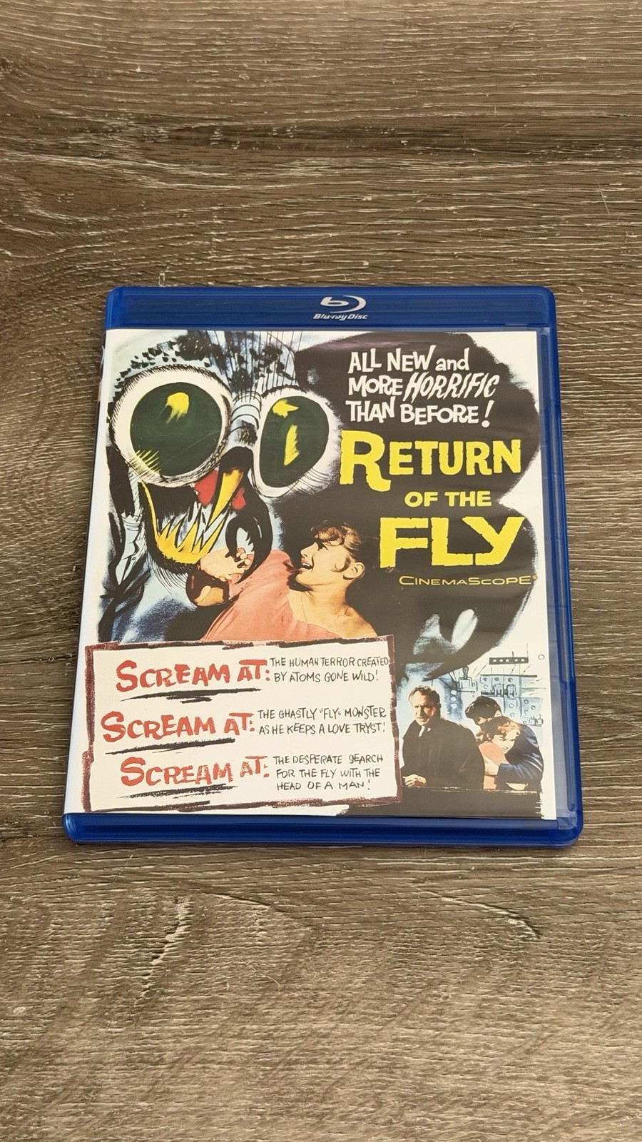 Return of The Fly (1959) OOP Blu-ray Scream Shout Factory Vincent Price Sci-fi