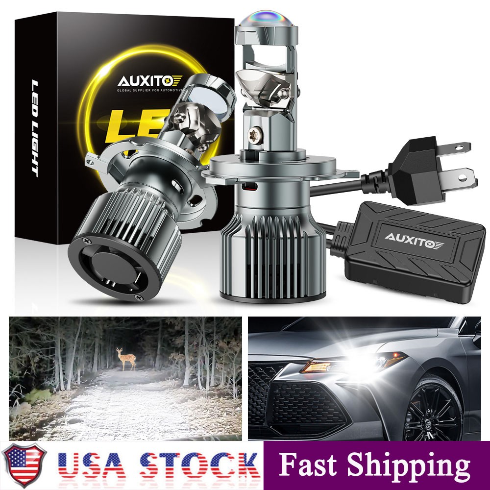 AUXITO H4 LED Headlight Bulbs High Low Beam Super Bright 100000Lumens 200W 6500K