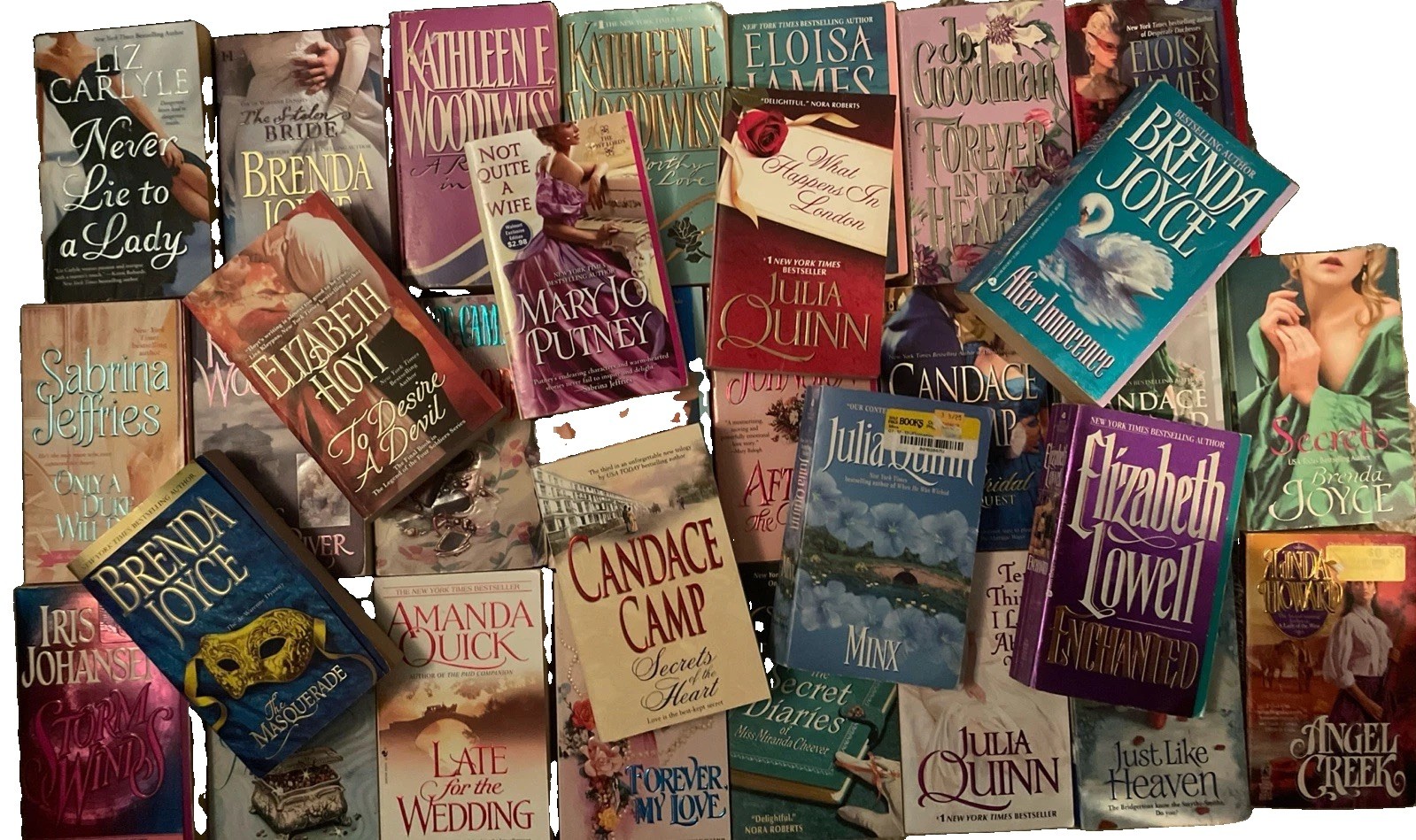 Big Lot 32 Historical Fiction Romance PB Books Julia Quinn Woodiwiss Joyce Camp Big Lot 32 Historical Fiction Romance PB Books Julia Quinn Woodiwiss Joyce Camp