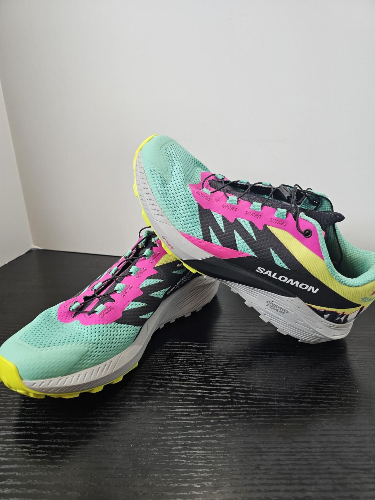 Salomon Sense Ride 5 Trail Running Shoes – Men\'s Size 9 – Excellent Condition