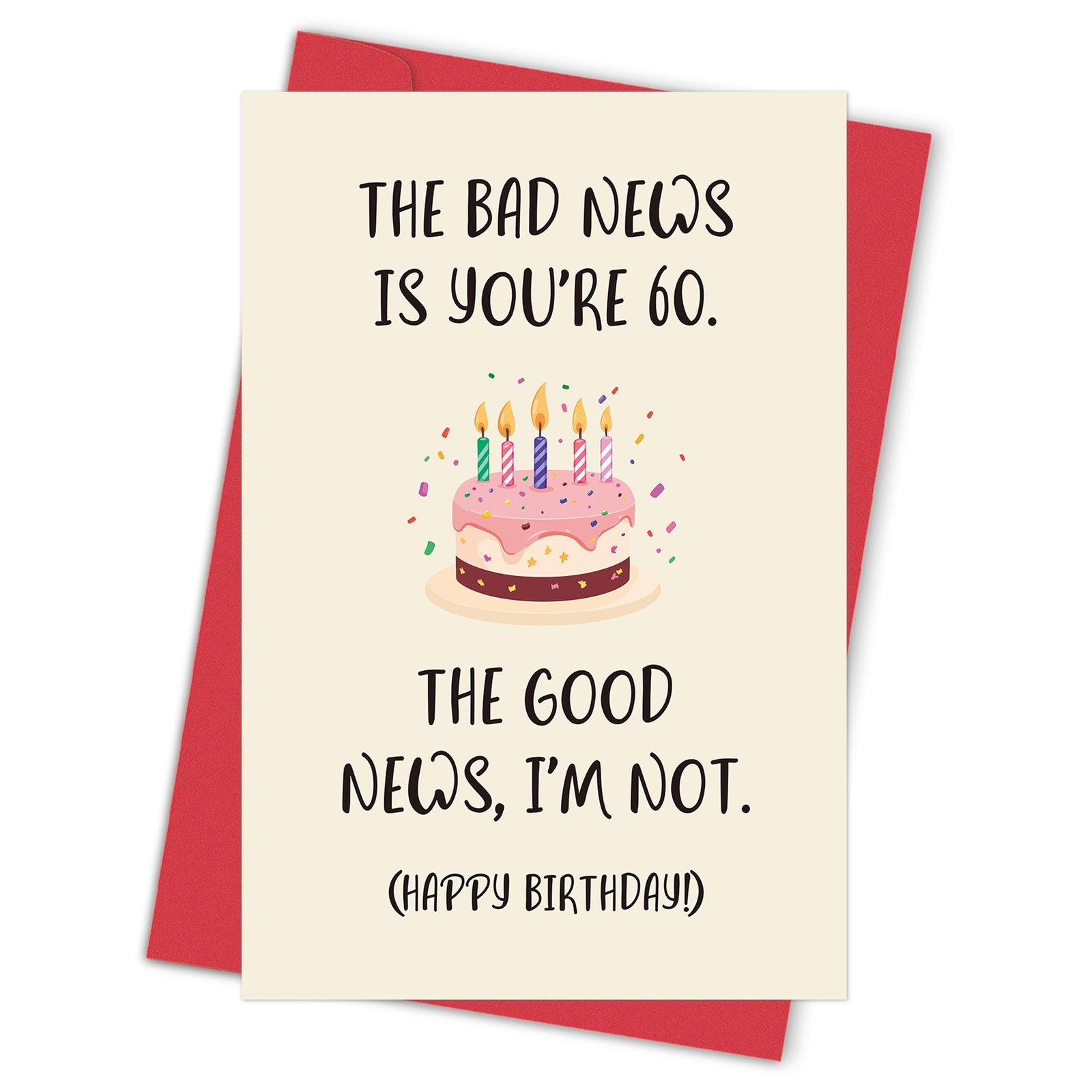 Funny 60th Birthday Card for Him Her, 60th Birthday Gift for Women Men, Happy 60 Funny 60th Birthday Card for Him Her, 60th Birthday Gift for Women Men, Happy 60