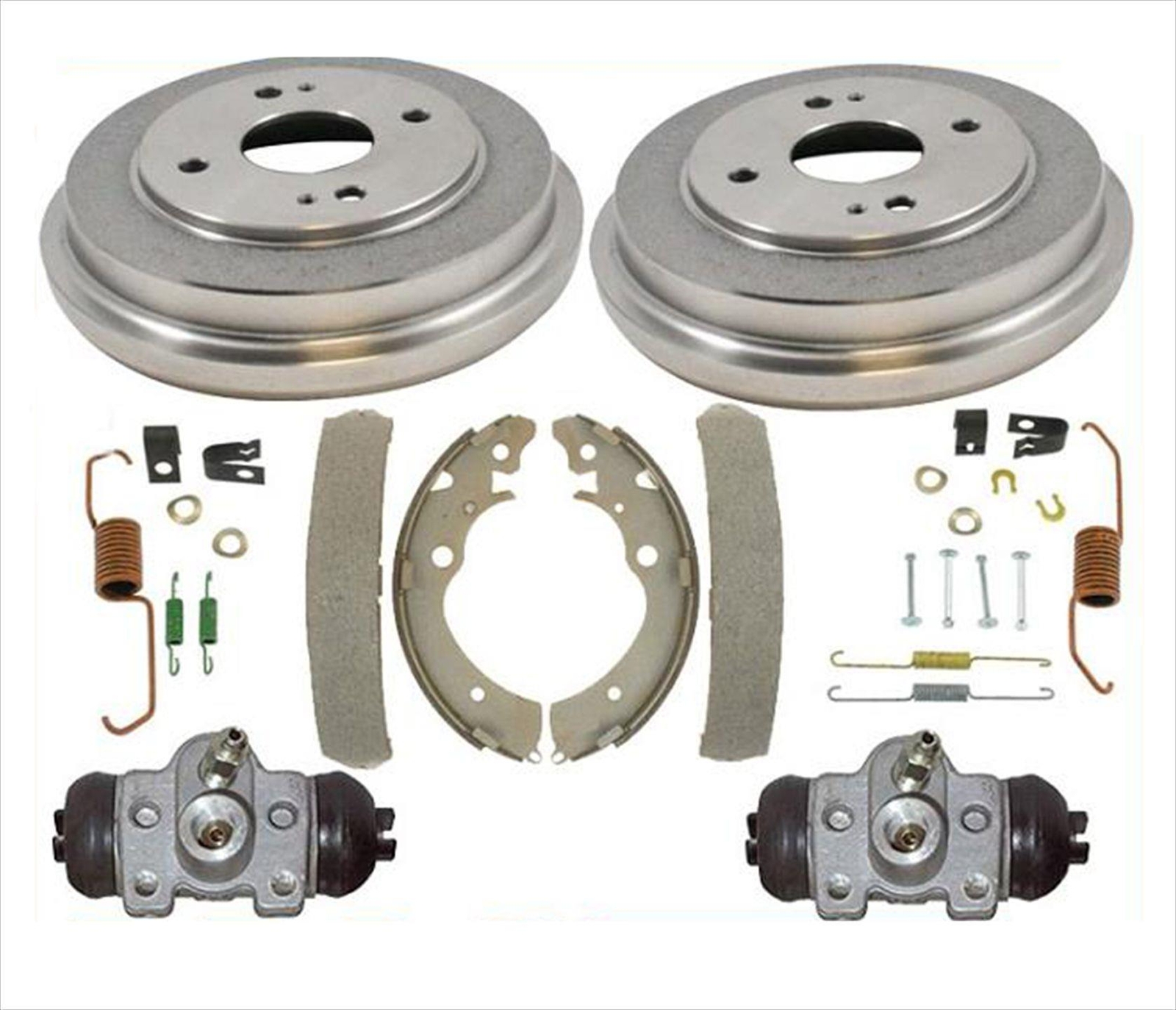 Drums Shoes Springs Wheel Cylinders for Honda 90-02 Accord With Rear Drums