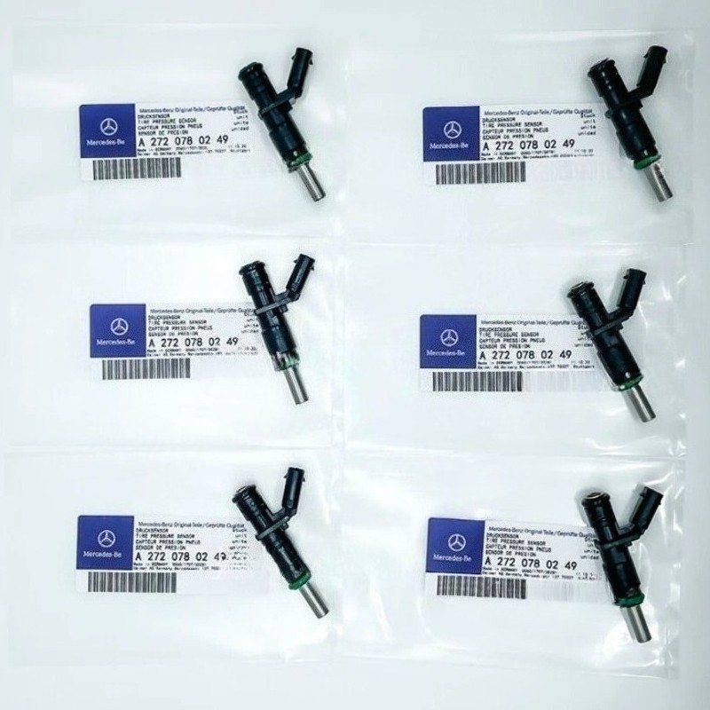 6pcs Genuine Fuel Injector OEM A2720780249 for Mercedes-Benz E350 R350 S400 3.5L