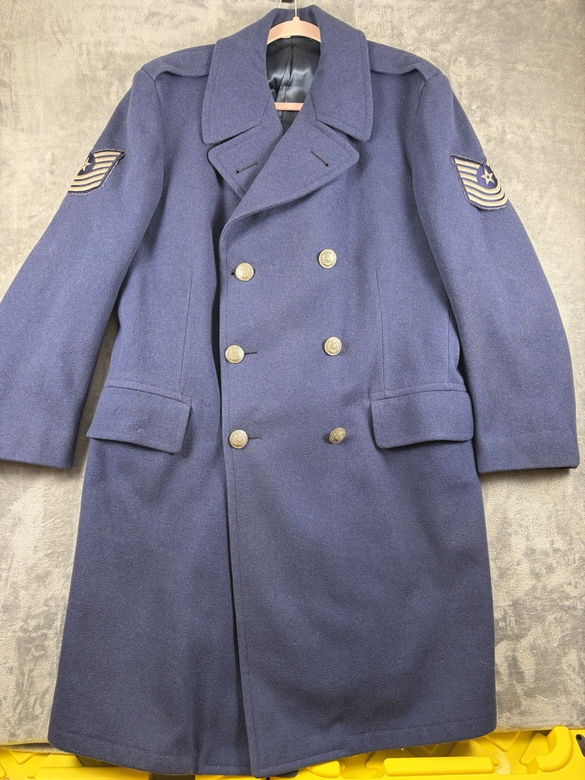Vintage 50’s/60’s US Air Force Heavy Duty Wool Overcoat Size 43