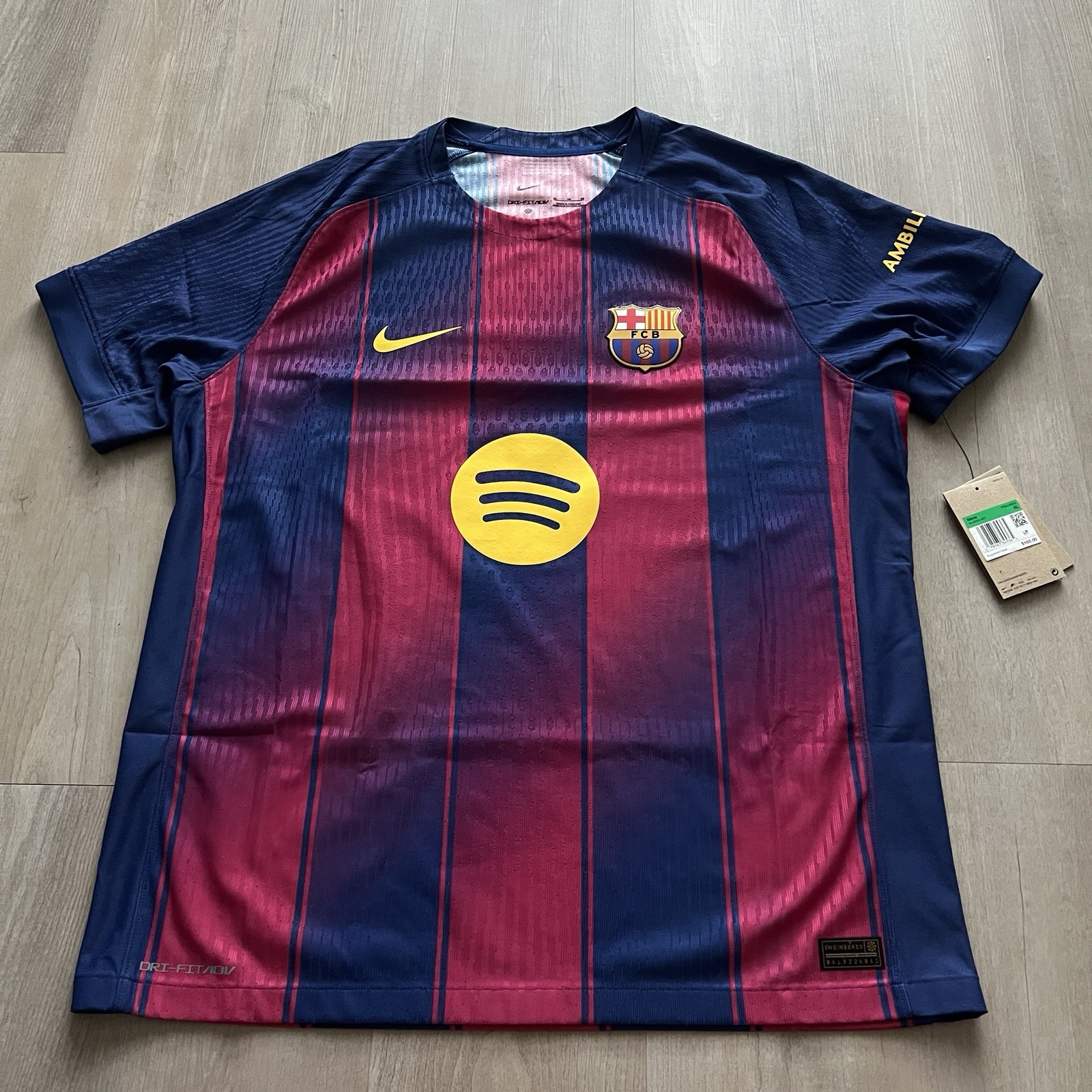 Nike FC Barcelona 25/26 Authentic Home Soccer Jersey HJ4544-457 Size Xlarge