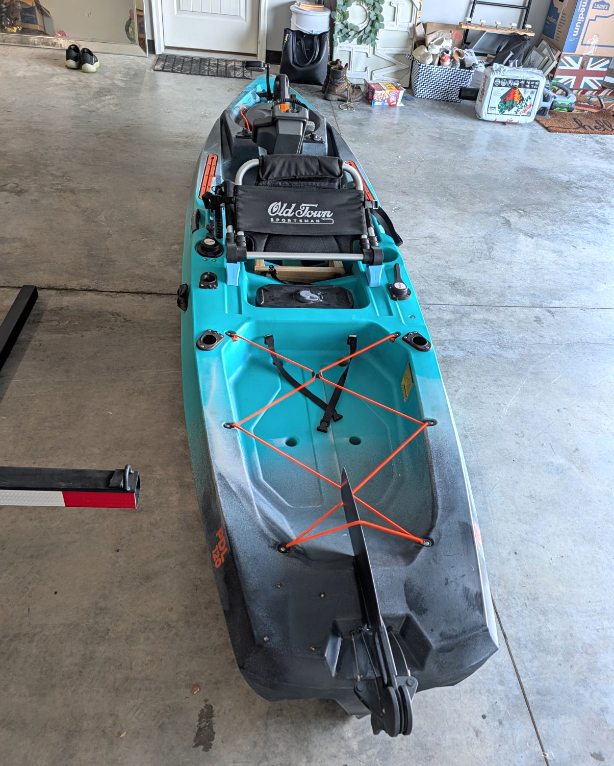 Old Town Sportsman PDL 120 Pedal Drive With Hitch Extender