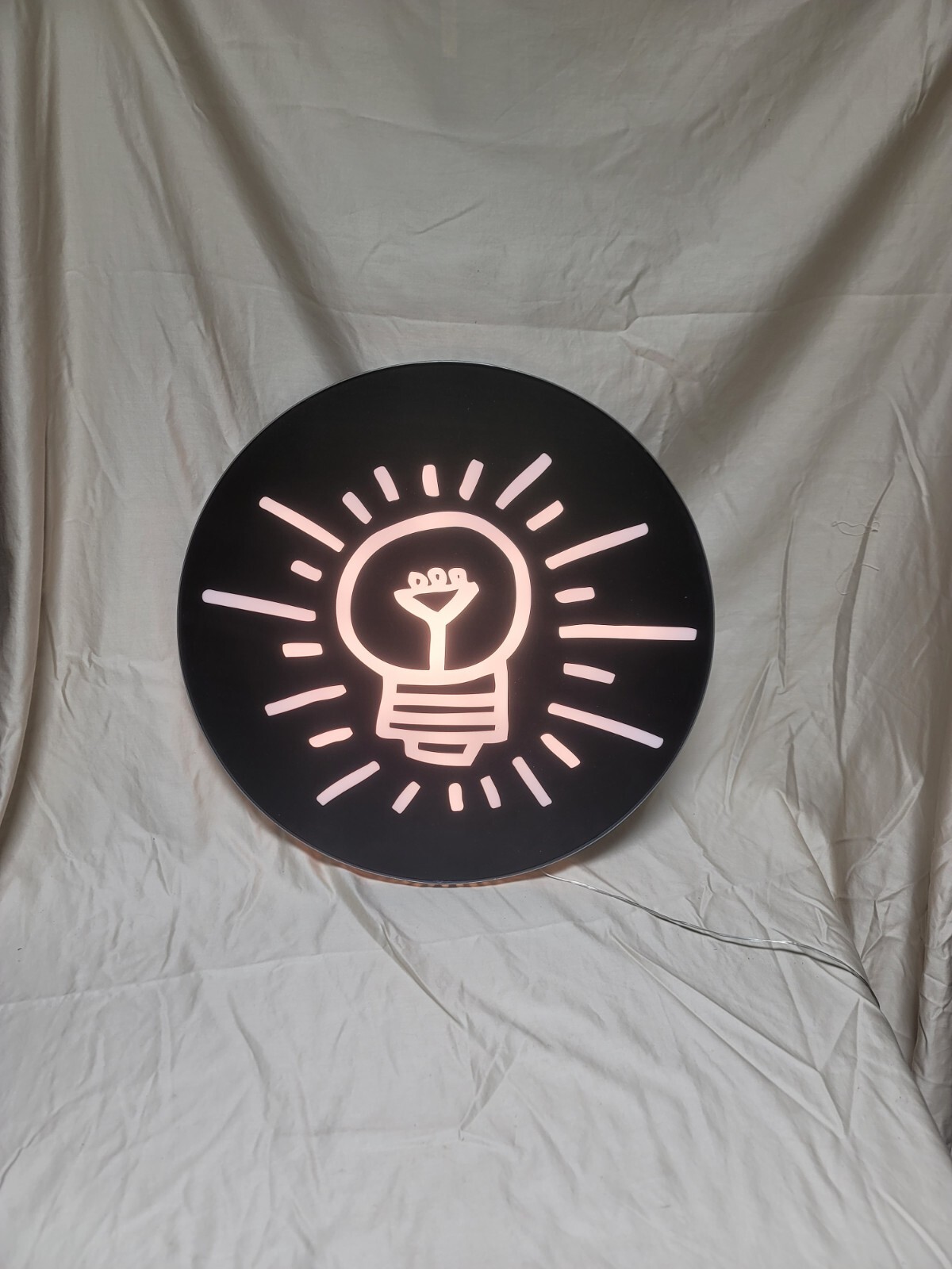 Extremely Rare Keith Harding Lightbulb Lighted Sign