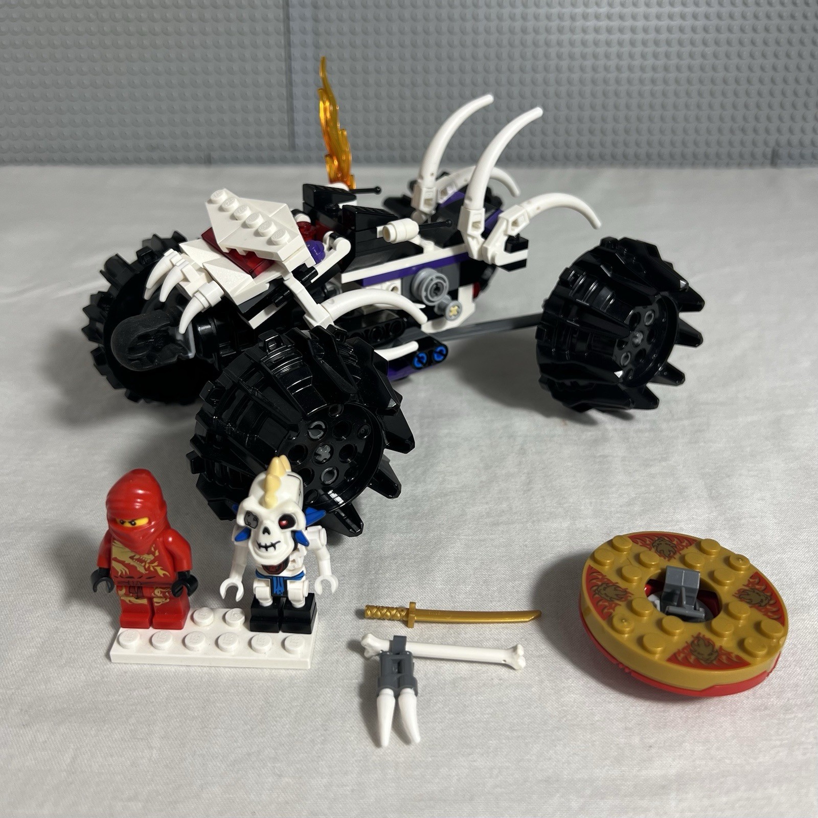 LEGO NINJAGO 2518 Nuckal\'s ATV 100% Complete READ LEGO NINJAGO 2518 Nuckal\'s ATV 100% Complete READ
