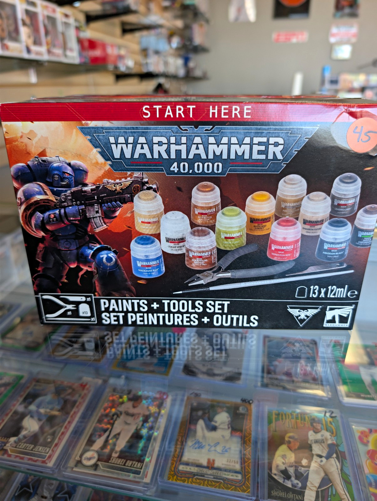 Warhammer 40,000 Multicolor Paint Set 13x12ml Non-Toxic Boxed