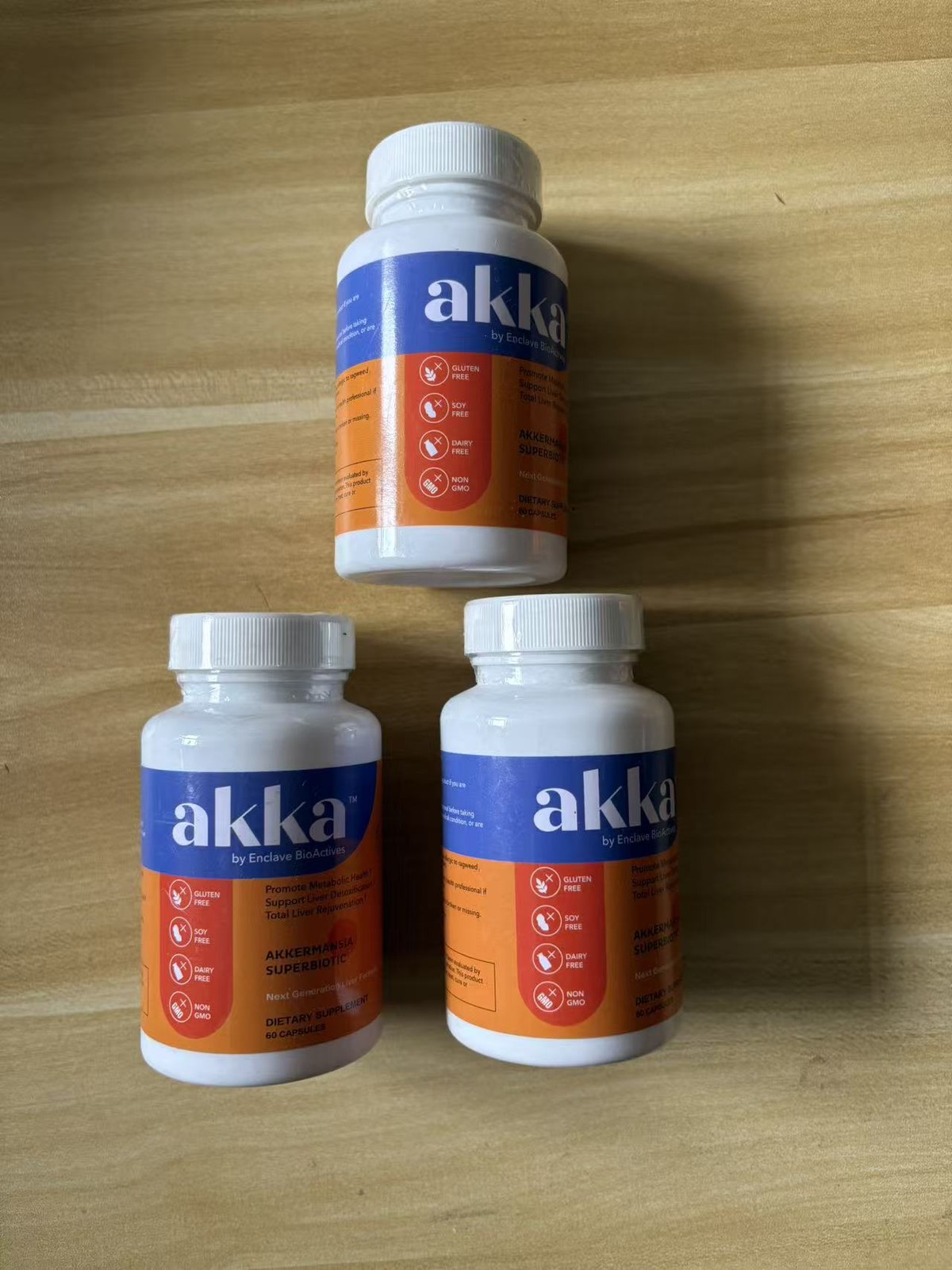 3pcs AKKA Premium Liver Cleanse Gut Health Detox Repair with Milk Thistle