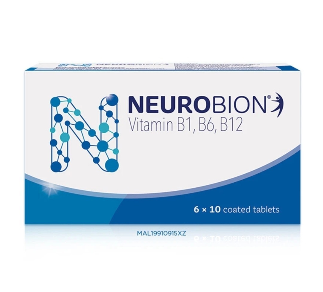 Neurobion 60\'s Vitamins B1, B6, B12 Improves Nerve Numbness, Tingling & Function