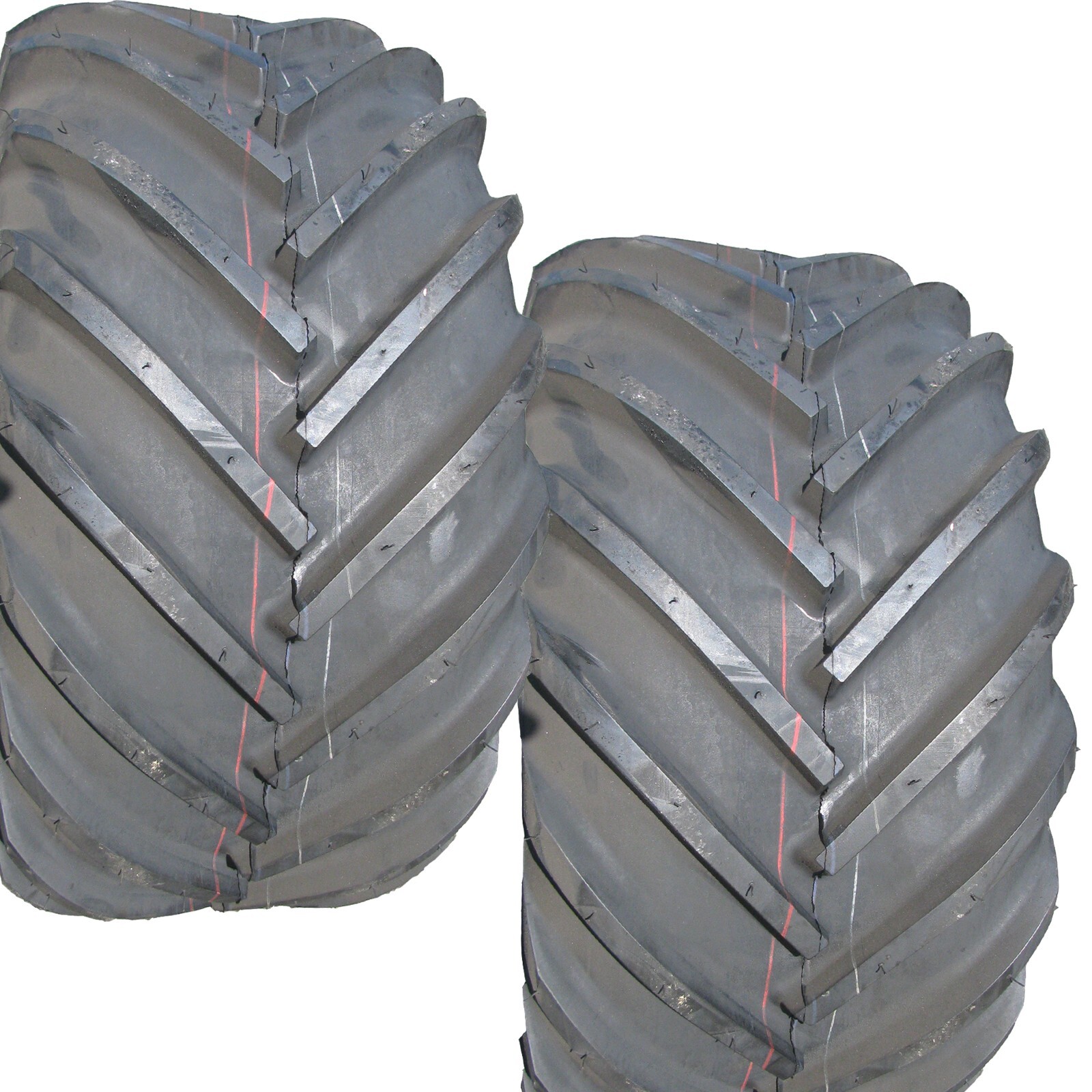 TWO 26x12.00-12 Garden Compact tractor R-1 Lug TIRES 26x1200-12 26x12-12 6ply
