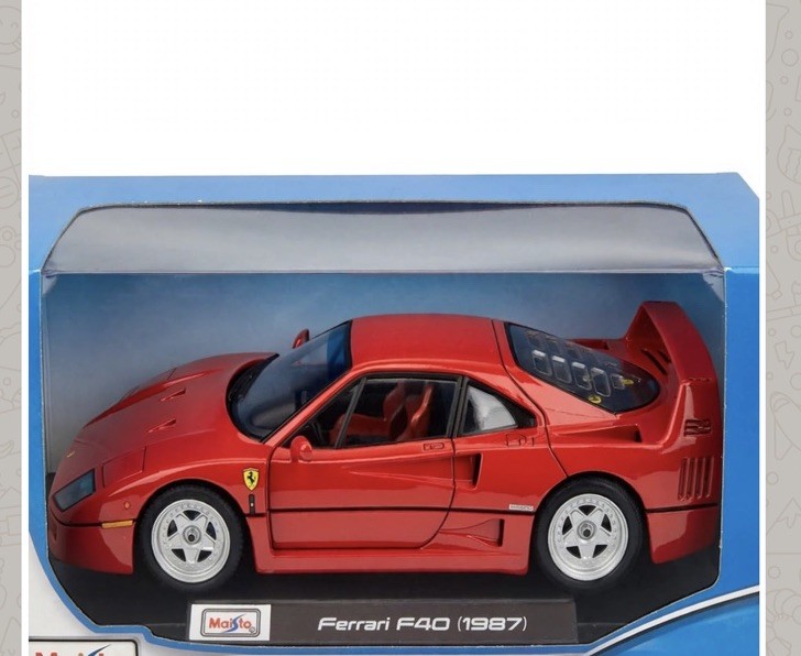 Maisto Ferrari F40 1987 1:18 Diecast Car Red Special Ed Boxed. Fast Shipping. FS Maisto Ferrari F40 1987 1:18 Diecast Car Red Special Ed Boxed. Fast Shipping. FS