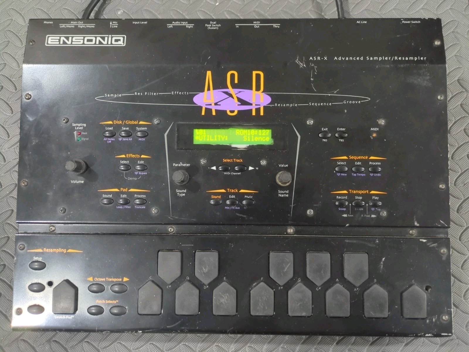 Vintage Ensoniq ASR-X Please Read