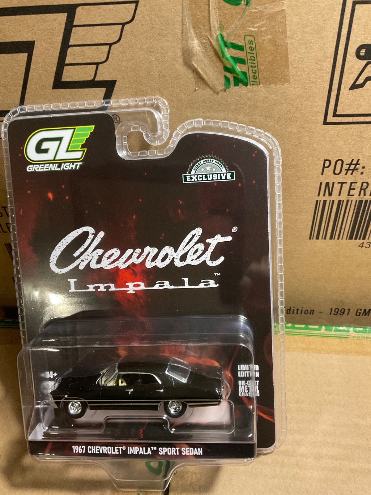 Greenlight Hobby Exclusive 1967  Chevrolet Impala Sport Sedan   black