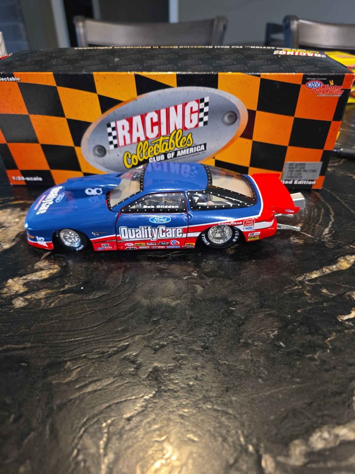 Action Bob Glidden NHRA Winston Drag Racing 1996 Ford PRO Stock 1/24 Action Bob Glidden NHRA Winston Drag Racing 1996 Ford PRO Stock 1/24