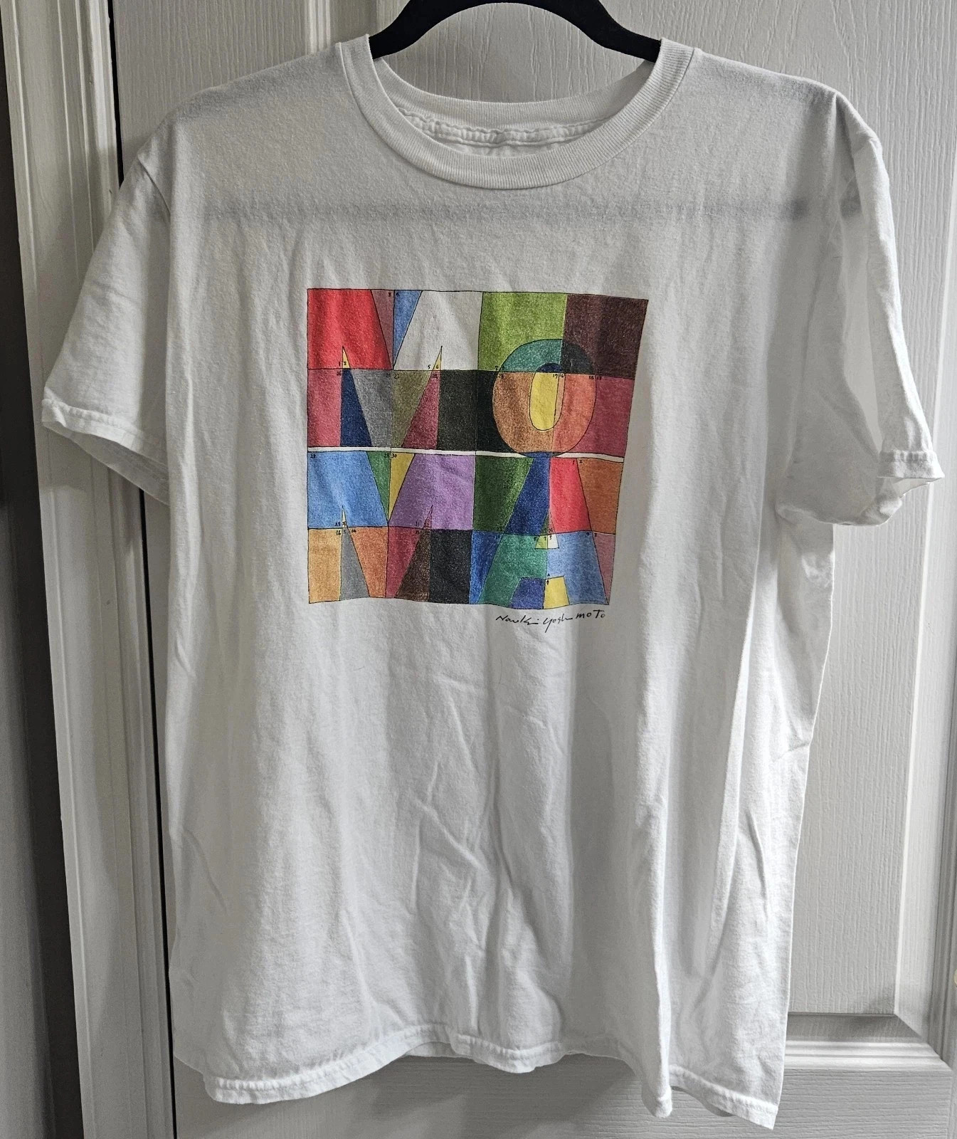 Vintage Museum Of Modern Art Tee Shirt Naoki Yoshimoto Design