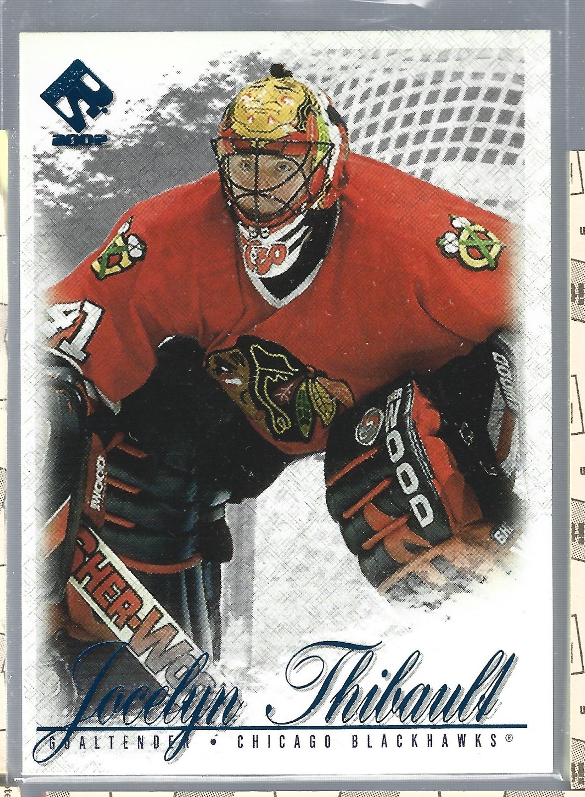 2001-02 Pacific Private Stock - Jocelyn Thibault #19 Retail Chicago Blackhawks