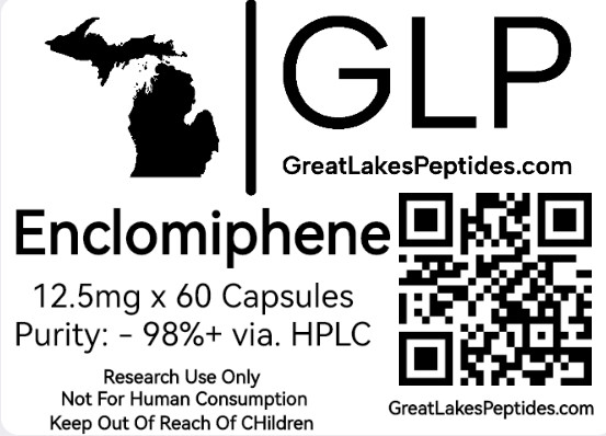 Enclomiphen 12.5mg x 60 Capsules