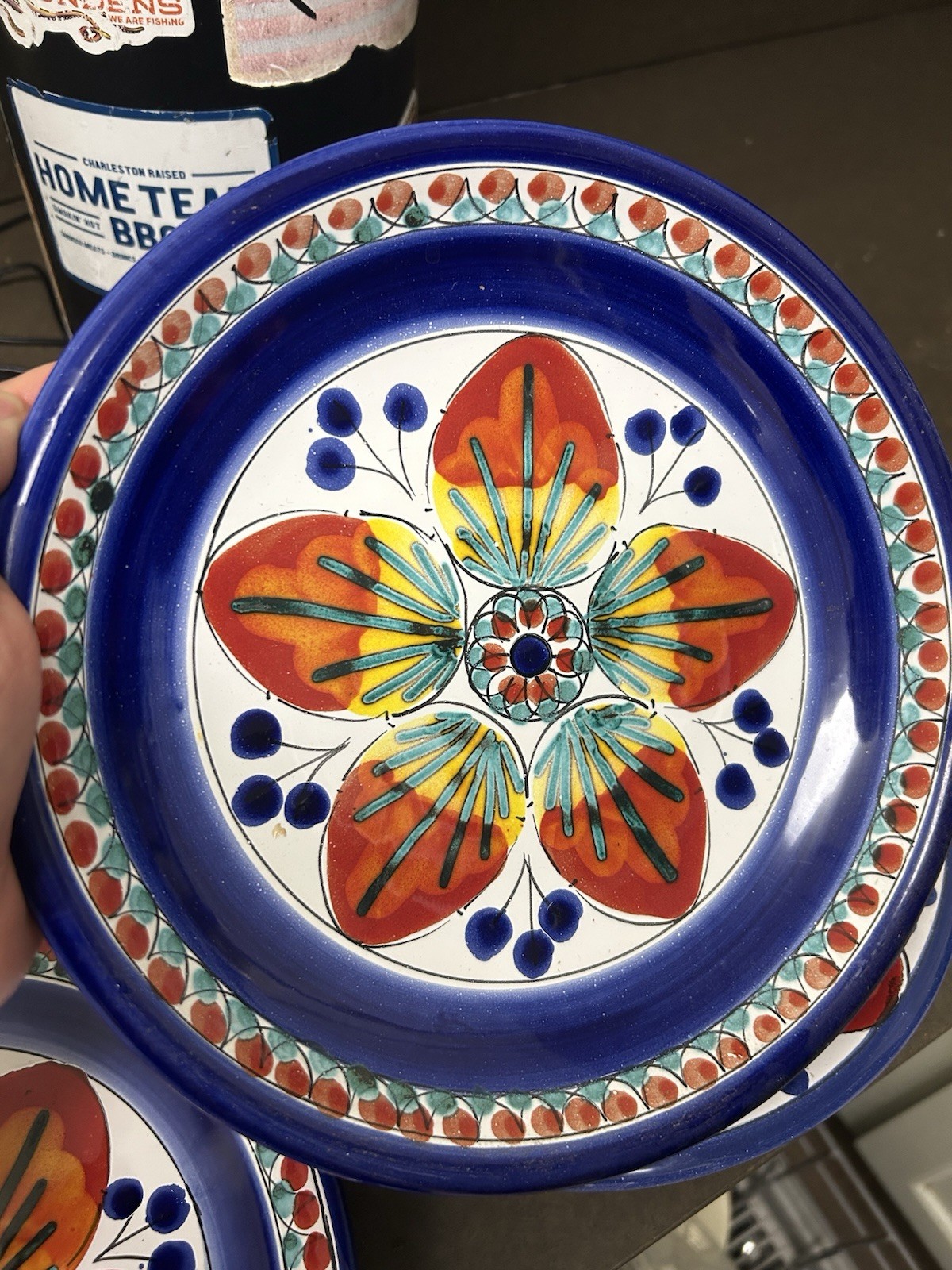 E. Sipio Arte D’Italia Vintage hand-painted Plates Set Of 7