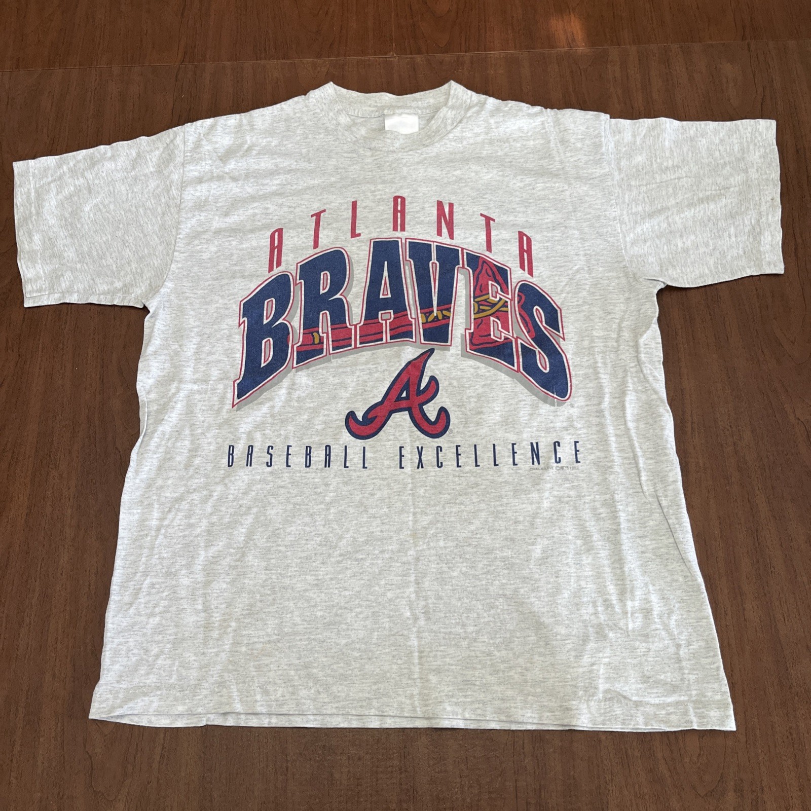 Vintage Atlanta Braves Shirt Mens XL MLB Baseball Chalk Line 1993 Vintage Atlanta Braves Shirt Mens XL MLB Baseball Chalk Line 1993