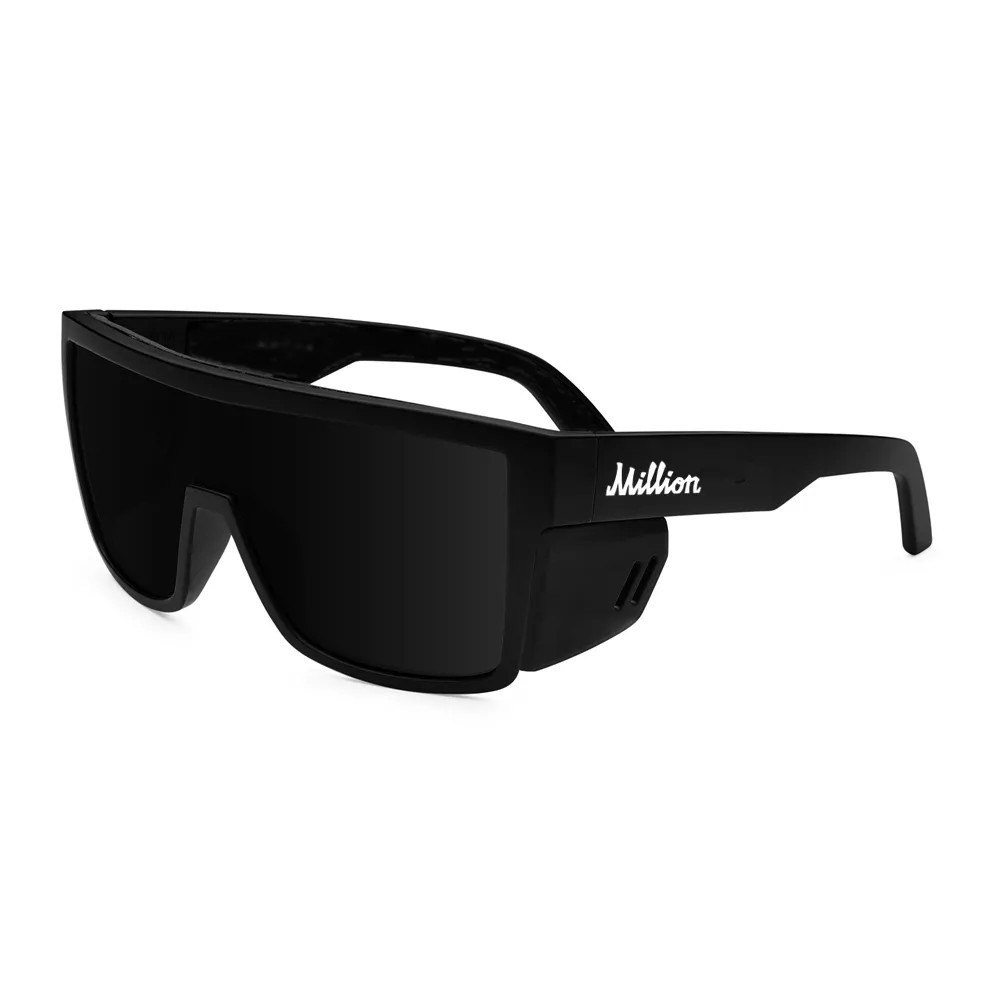 Million Vision Z87 Safety Sunglasses Black Frame & Lens Tinted Designer 
