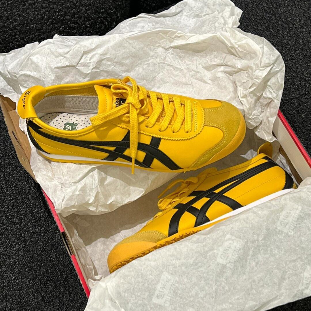 Onitsuka Tiger 2026 Mexico 66 Yellow Black Shoes New with Box 1183C102-751-NICE Onitsuka Tiger 2026 Mexico 66 Yellow Black Shoes New with Box 1183C102-751-NICE