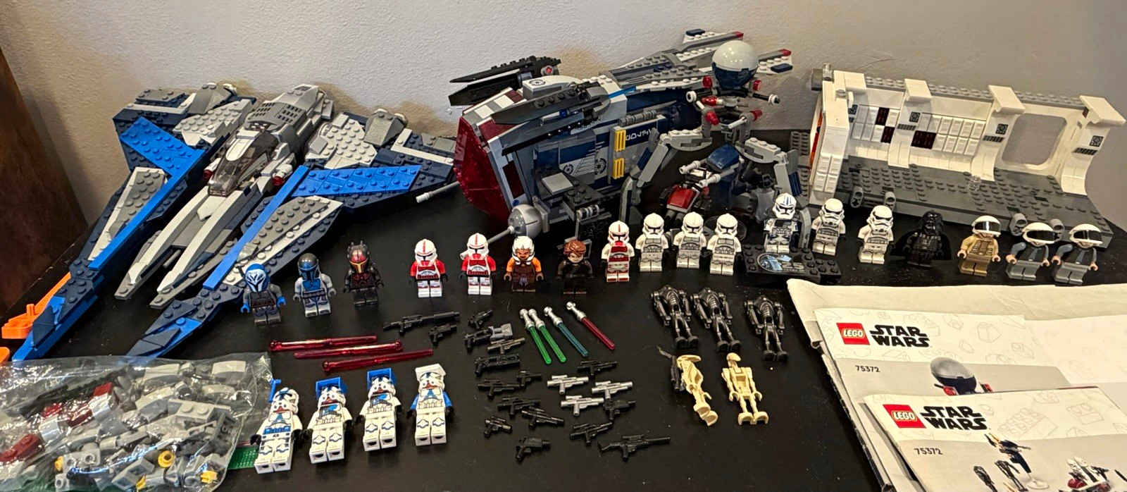 LEGO Star Wars lot Coruscant police gunship 75046 75316 75387 99.9% complete